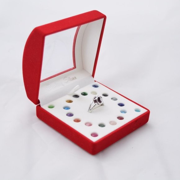 925 Sterling Silver Interchangeable Ring w/ Stones - Picture 9 of 12